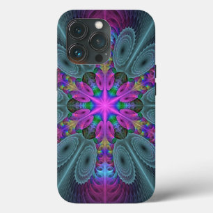 Mandala Colourful Striking Fractal Art Kaleidoscop iPhone 13 Pro Case