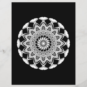 mandala colouring page
