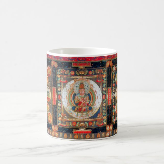 Mandala Cosmic Diagram for Meditation Coffee Mug (Center)