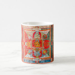 Mandala Cosmic Diagram for Meditation Coffee Mug