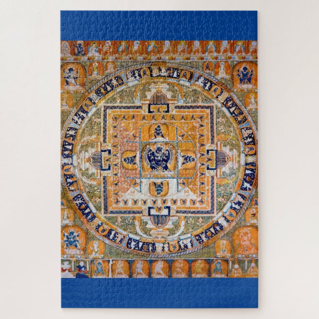 Mandala Cosmic Diagram for Meditation Jigsaw Puzzle (Vertical)