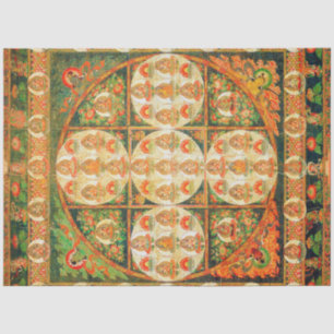 Mandala Cosmic Diagram for Meditation Tissue Paper