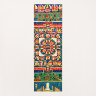Mandala Cosmic Diagram for Meditation Yoga Mat
