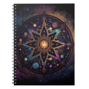 Mandala Cosmic Visionary Art Notebook