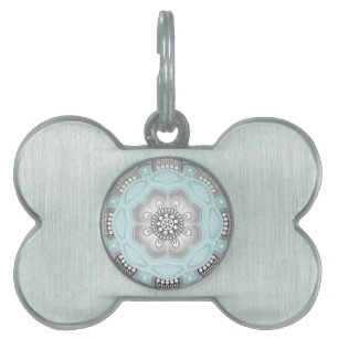 Mandala Creation, all points for one 1 Pet ID Tag