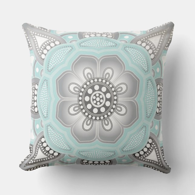 Mandala Creation, all points for one 1 Throw Pillow (Front)