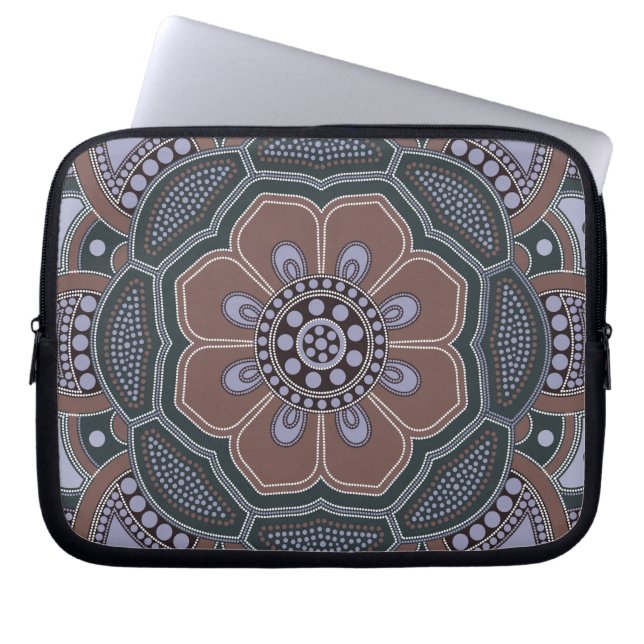 Mandala Creation, all points for one 6 Laptop Sleeve (Front)