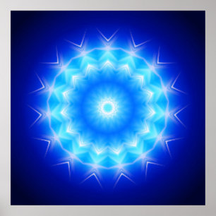 Mandala Crystaline Light 1 Poster