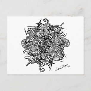 Mandala   Customizable Postcard