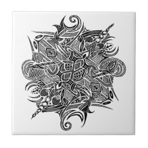 Mandala Customizable Tile