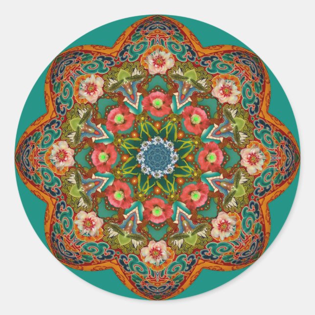 Mandala ~'Daily Focus 6.3.2015 Classic Round Sticker (Front)