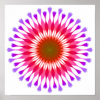 Mandala Damask Lotus Flower Art Elegant