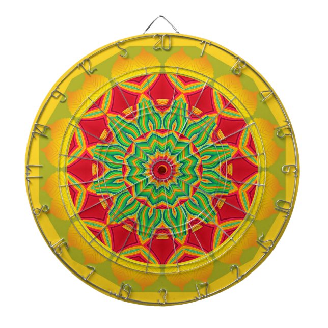 Mandala Dart Board (Front)