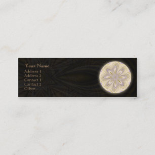 Mandala de affaiblissement d'or - carte de visite