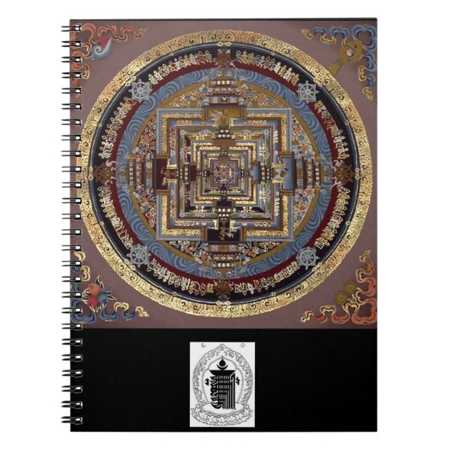 Mandala de Kalachakra un carnet (Devant)