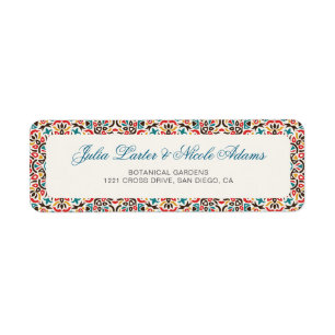 Mandala de mariage géométrique en treillis marocai