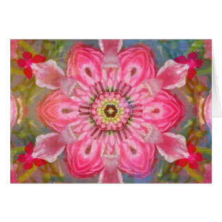 Mandala de papillon de rose de rose