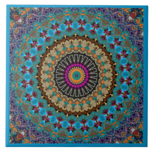 Mandala Decorative Ceramic Tile