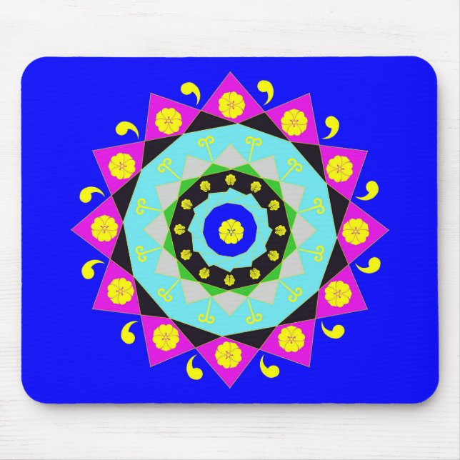 Mandala:Decorative Mouse Pad (Front)