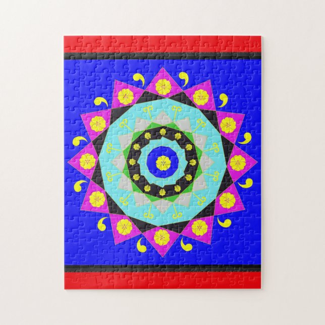 Mandala:Decorative Puzzle (Vertical)