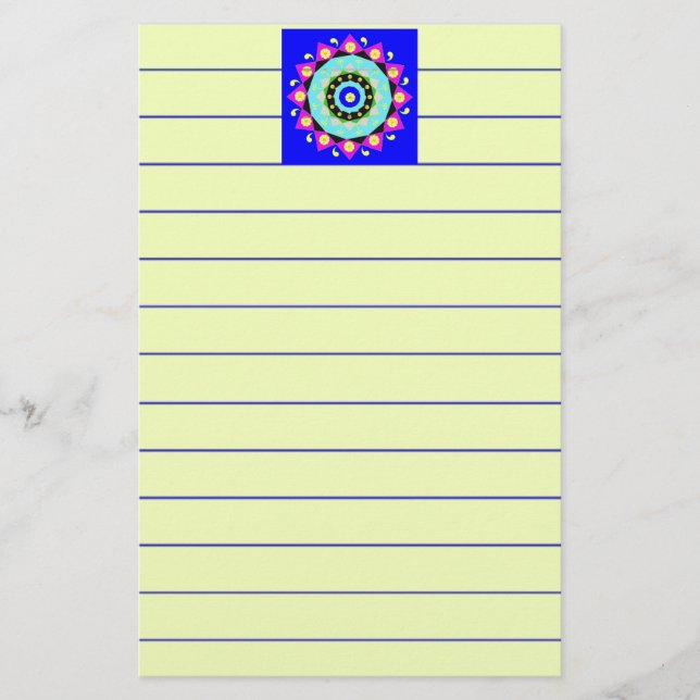 Mandala:Decorative Stationery (Front)