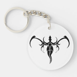 Mandala d'éléphant tribal orné noir et blanc
