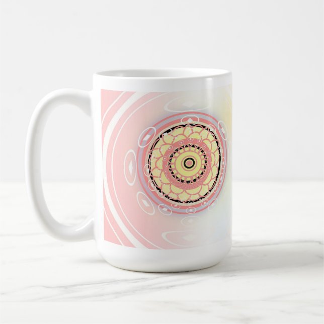 Mandala Design Art Coffee Mug (Left)