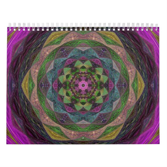  mandala design calendar (Cover)