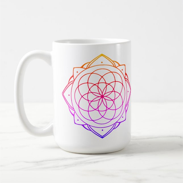 Mandala Design Coffee Mug (Left)