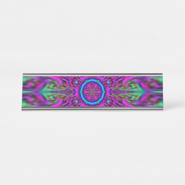  mandala design desk name plate (Front)