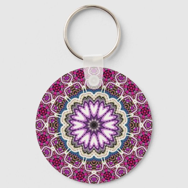  mandala design keychain (Front)