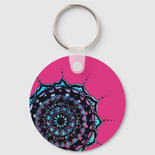 Mandala Design Keychain (Front)
