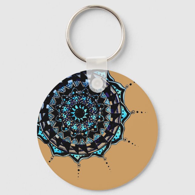 Mandala Design Keychain (Front)