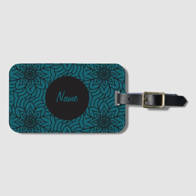 Mandala Design Luggage Tag (Front Horizontal)