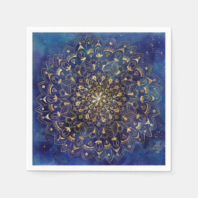 Mandala Design paper napkins (Front)