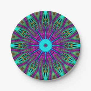  mandala design paper plate