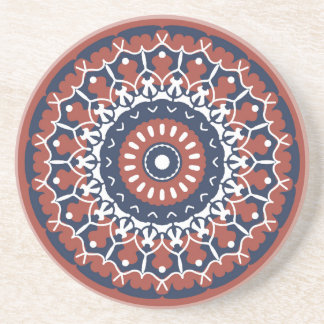 Mandala Design Sandstone Coaster