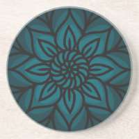 Mandala Design Sandstone Coaster