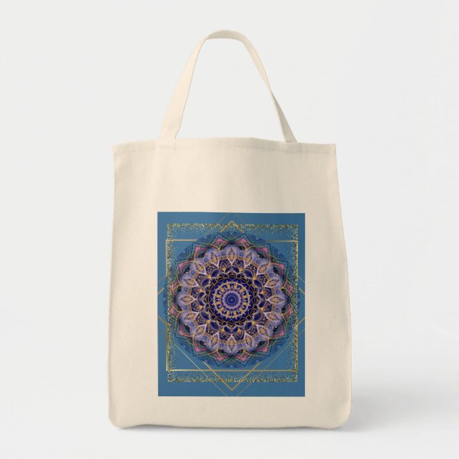 Mandala Design Tote Bag (Front)
