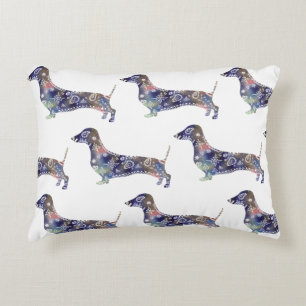 Mandala Dog Brushed Polyester Accent cushion