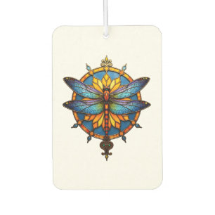 Mandala Dragonfly Luminous Sacred Geometry Spiritu Air Freshener