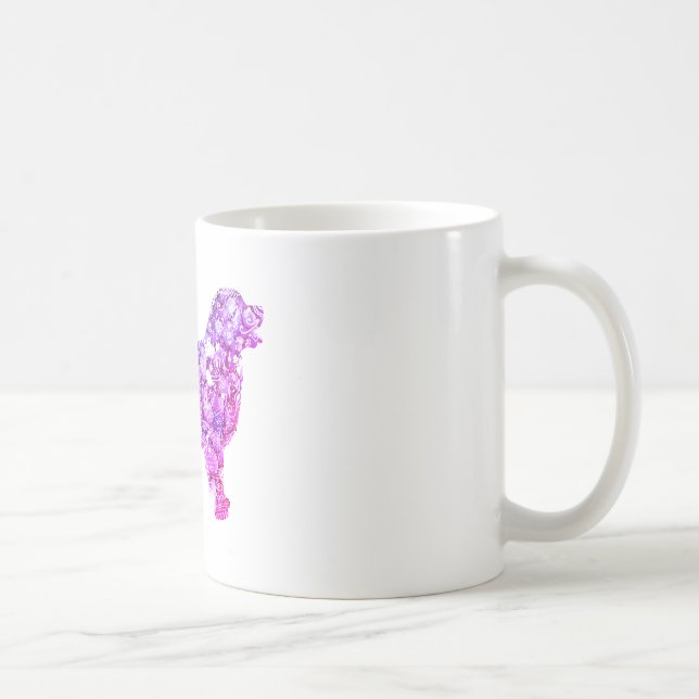 Mandala éléments de chien du Labrador Mug classiqu (Droite)