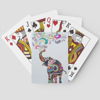 Mandala Elephant Playing Cards