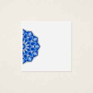 Mandala en bleu