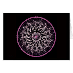 Mandala en cristal de brume