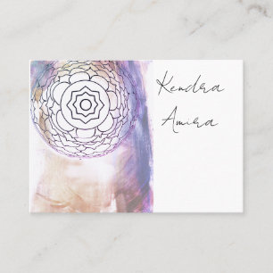 Mandala Eye Design Floral Lotus Gold Card