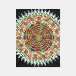 Mandala Fleece Blanket