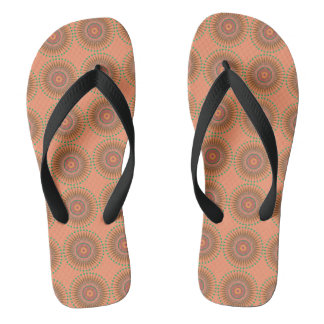 Mandala Flip Flops