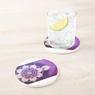 Mandala flor de loto coaster