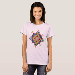 Mandala Floral Pattern Femme T-Shirt de base